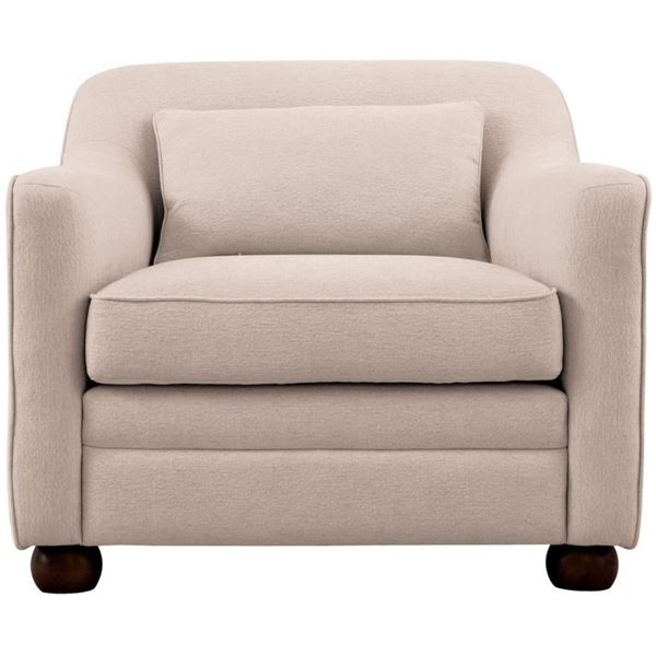 BNIB Moe's - Amira Accent Chair Oat - 35 x 35 x 32 - Retail Price: $2,799.00 - MO-1029-34