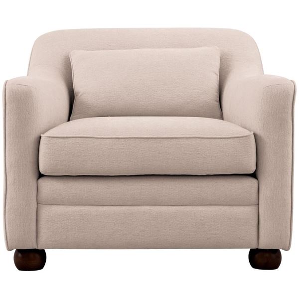 BNIB Moe's - Amira Accent Chair Oat - 35 x 35 x 32 - Retail Price: $2,799.00 - MO-1029-34