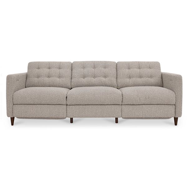 NEW Moe's - Bridgers Power Recliner Sofa Warm Grey - 94 x 38 x 34 - Retail Price: $4,949.00 - XQ-10