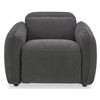 Image 2 : BNIB Moe's - Eli Power Recliner Chair Dusk Grey - 41.5 x 30 x 19 - Retail Price: $3,549.00 - KQ-1027