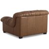Image 2 : BNIB Moe's - Halston Lounge Chair Tan Leather - 43 x 39 x 27.5 - Retail Price: $3,749.00 - AZ-1004-0