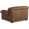 Image 2 : BNIB Moe's - Halston Lounge Chair Tan Leather - 43 x 39 x 27.5 - Retail Price: $3,749.00 - AZ-1004-0