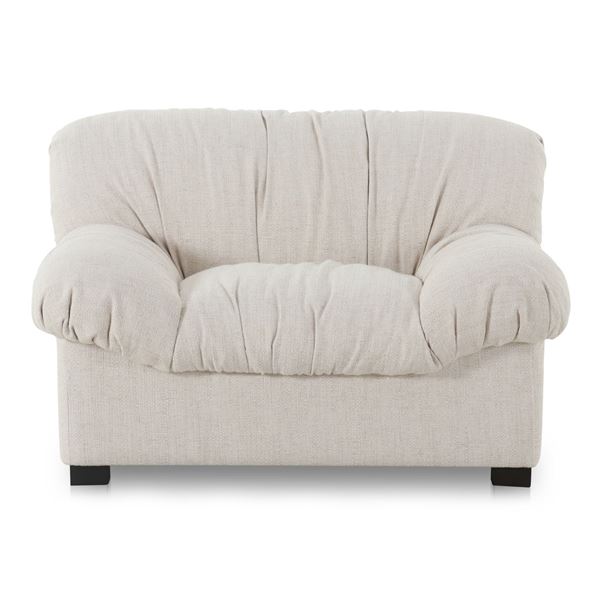 BNIB Moe's - Halston Lounge Chair Flecked Oat - 43 x 39 x 27.5 - Retail Price: $2,249.00 - AZ-1004-0