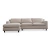 Image 1 : BNIB Moe's - Hutton Left Sectional Beige - 100 x 63 x 29.1in - Retail Price: $4,699 - MO-1005-34-L-0