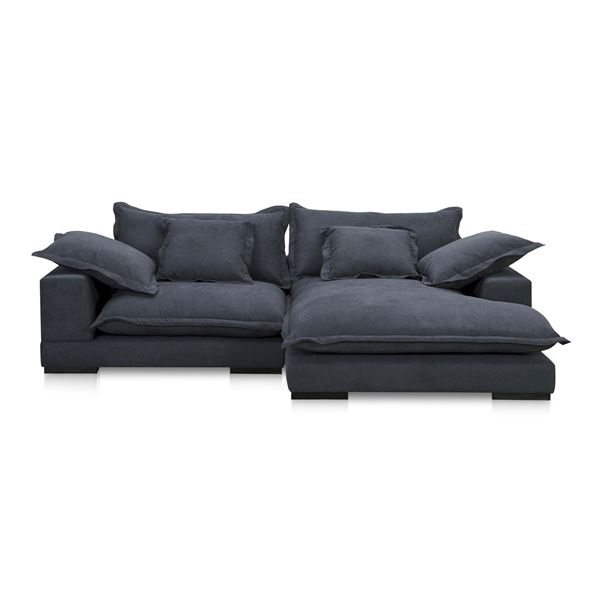 BNIB Moe's - Daydream Sectional Performance Fabric Slate Blue - 106 x 46 x 34 - Retail Price: $3,973