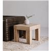 Image 2 : BNIB Moe's - Evander Side Table Aged Oak - 22 x 22 x 20 - Retail Price: $999.00 - VL-1059-24
