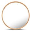 Image 1 : BNIB Moe's - Alcott Round Mirror Small Oak - 36 x 1 x 36 - Retail Price: $659.00 - BC-1149-24
