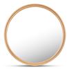 Image 1 : BNIB Moe's - Alcott Round Mirror Large Oak - 48 x 1 x 48 - Retail Price: $1,099.00 - BC-1150-24
