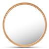 Image 1 : BNIB Moe's - Alcott Round Mirror Large Oak - 48 x 1 x 48 - Retail Price: $1,099.00 - BC-1150-24