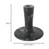 Image 3 : New Moe's - East Candle Holder Short Black Vein Marble - 4 x 4 x 4 - Retail Price: $79.00 - GK-1
