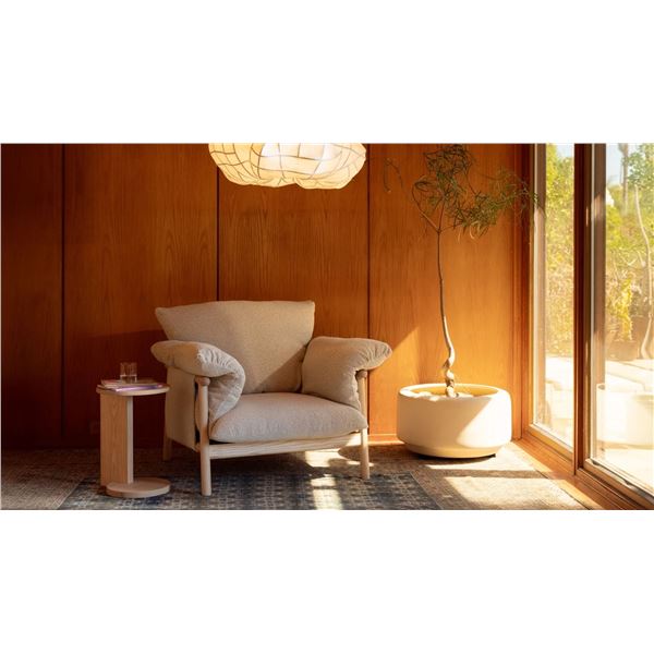 BNIB Sunday's - Pillow Talk Lounge Chair Fawn Nrp - 43 x 37 x 35 - Retail Price: $2,390.00 - CHA-EW