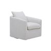 Image 3 : BNIB Sunday's - Sink In Swivel Lounge Chair Pearl - 35 x 36 x 33 - Retail Price: $1,590.00 - CHA-KQ