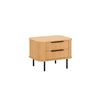 Image 1 : BNIB Sunday's - Easy Edge Nightstand Oak - 22 x 16 x 16 - Retail Price: $690.00 - SID-SH-001-024