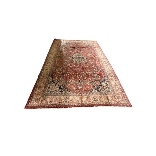 Hand Woven - Classical Persian Tabriz-Style Medallion Rug - Approx 132in x 220in