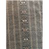Image 3 : Hand Woven - Refined Sage Green Indo-Persian Bokhara Rug - Approx 124in x 176in