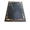Image 1 : Midnighht Gallery - Navy Blue Abstract Motif Area Rug - Approx 64in x 92in