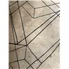 Image 2 : Risa Rug - Geometric Prism Sand & Slate Modern Area Rug - Approx 62in x 90in