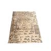 Image 1 : Vintage Script Hand Tufted Calligraphy Area Rug - Approx 60in x 82in