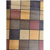Image 2 : Home Accents Contemporary Rug Collection - PatchWork / Brown - Approx 62in x 84in