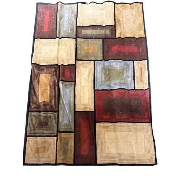Home Accents - Contemporary Woven Rug - Approx 60in x 86in
