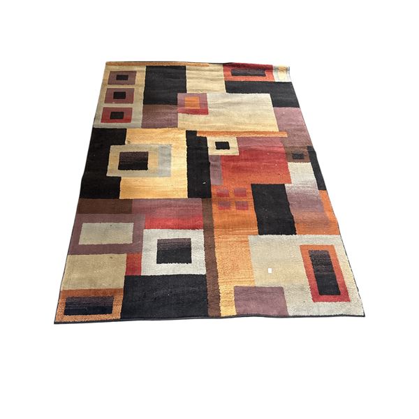 Ashley Geometric Area Rug - Multicolor - Approx 92in x 64in