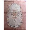 Image 2 : Vintage Blush Rose Classical Medallion Area Rug - Approx 78in x 112in