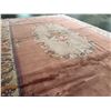 Image 3 : Vintage Blush Rose Classical Medallion Area Rug - Approx 78in x 112in