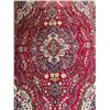 Image 2 : Hand Woven - Ornate Crimson Medallion Persian Rug - Approx 78in x 120in