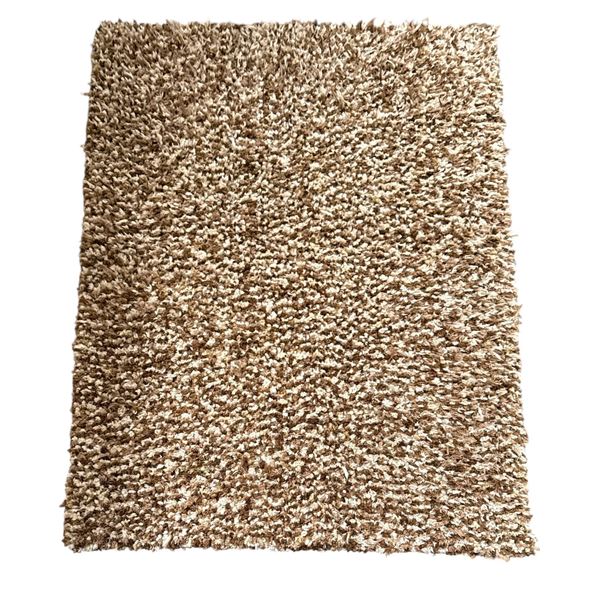 Plush Multi-Tonal Brown Shag Area Rug - Approx 64in x 88in