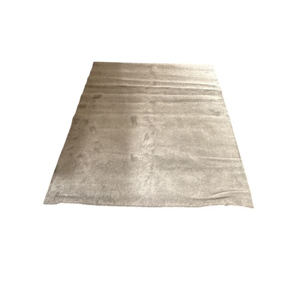 Sand Beige Soft Touch Plush Area Rug - Approx 97in x 117in