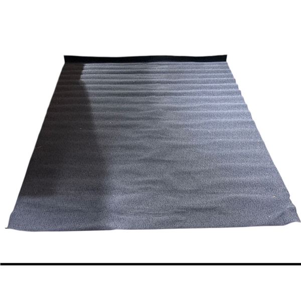 Bluish Grey Minimalist Statement Rug - Approx 164in x 236in