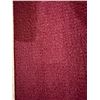 Image 2 : Maroon Minimalist Statement Rug - Approx 142in x 236in