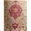 Image 2 : Palatial Heritage Rose and Gold Persian Hand Tufted Rug - Approx 117in x 157in
