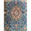 Image 2 : Royal Persian Sapphire & Bronze Intricate Hand Tufted Area Rug - Approx 116in x 146in