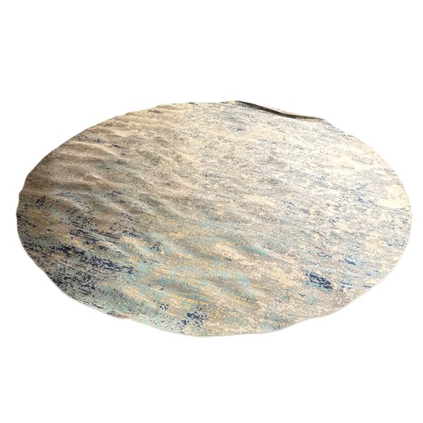 Safavieh Jasper Grey Blue Round Area Rug - Approx 72in x 72in