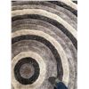 Image 2 : Modern Design Grey shag Rug - Approx 62in x 88in