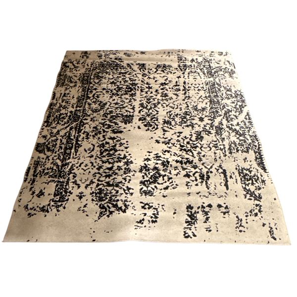 Ashley Designs High Contrast Distressed Floral Rug - Approx 96in x 120in