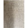 Image 2 : Elegant Sand Beige Sculpted Greek Key Pattern Area Rug - Approx 96in x 132in