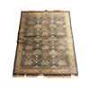 Image 1 : Ornate Midnight Gold Hand Tufted Area Rug - Approx 109in x 78in