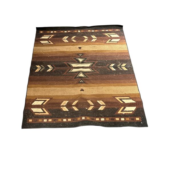 Rustic Adobe Toned Rug - Approx 62in x 84in