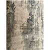 Image 2 : Modern Abstract Distressed Area Riug In Slate And Alabaster - Approx 80in x 88in