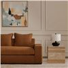 Image 3 : BNIB Moe's - Thomas Sofa Performance Fabric Rust - 98 x 41 x 36 - Retail Price: $3,949.00 - MO-1003-