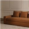 Image 4 : BNIB Moe's - Thomas Sofa Performance Fabric Rust - 98 x 41 x 36 - Retail Price: $3,949.00 - MO-1003-
