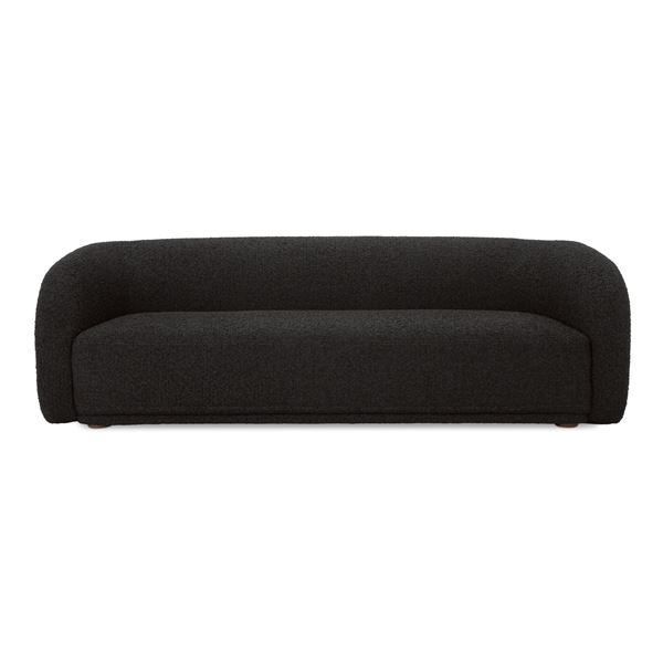 New Moe's - Faye Sofa Black Boucle - 90 x 33.7 x 29.8 - Retail Price: $3,549.00 - FO-1029-02
