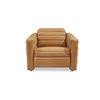 Image 1 : BNIB Moe's - Juno Power Recliner Chair Tan Leather - 42 x 41.5 x 32.5 - Retail Price: $5,199.00 - GO