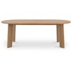Image 1 : BNIB Moe's - Delta Outdoor Dining Table Oval Natural - 84 x 39.5 x 30 - Retail Price: $3,399.00 - CV
