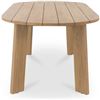 Image 2 : BNIB Moe's - Delta Outdoor Dining Table Oval Natural - 84 x 39.5 x 30 - Retail Price: $3,399.00 - CV