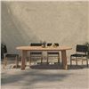 Image 3 : BNIB Moe's - Delta Outdoor Dining Table Oval Natural - 84 x 39.5 x 30 - Retail Price: $3,399.00 - CV