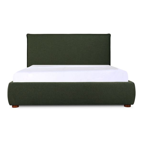 BNIB Moe's - Luzon Queen Bed Deep Forest - 70 x 88.5 x 45.5 - Retail Price: $2,325.00 - RN-1129-27-0