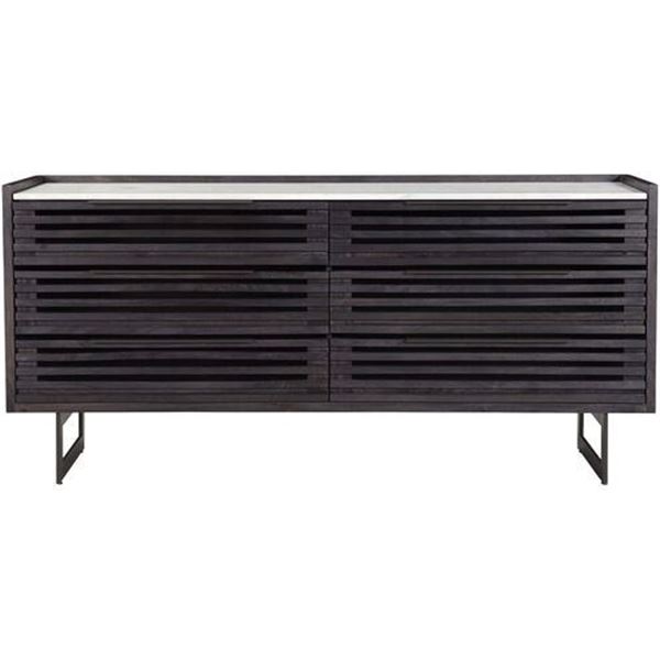 BNIB Moe's - Paloma 6 Drawer Dresser - 68 x 18 x 32 - Retail Price: $1,780.00 - JD-1057-07-0
